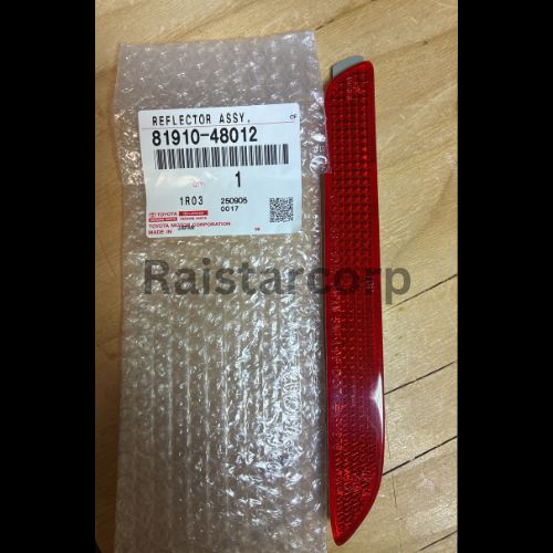 TOYOTA GENUINE REFLEX REFLECTOR ASSY 81910-48012