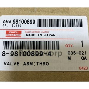GENUINE ISUZU THROTTLE BODY 8-98100899-4