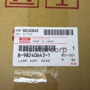 GENUINE ISUZU HEAD LAMP ASSEMBLY 8-98240643-1
