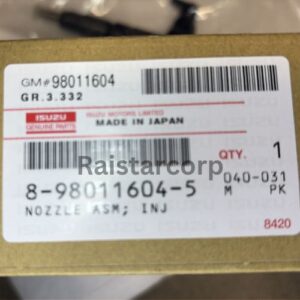 GENUINE TOYOTA ISUZU COMMON RAIL INJECTOR 8-98011604-5 GENUINE TOYOTA ISUZU COMMON RAIL INJECTOR 8-98011604-5