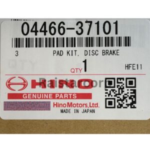 GENUINE HINO BRAKE PAD 04466-37101