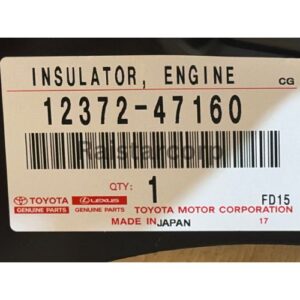 GENUINE TOYOTA Engine Mounting Insulator 12372-47160 GENUINE TOYOTA Engine Mounting Insulator 12372-47160