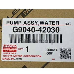 GENUINE TOYOTA PUMP ASSY-WATER MOTOR G9040-42030