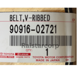 GENUINE TOYOTA V-Ribbed Belt 90916-02721 GENUINE TOYOTA V-Ribbed Belt 90916-02721