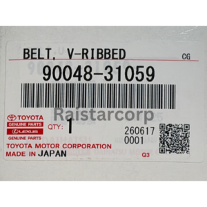 GENUINE TOYOTA V-ribbed belt 90048-31059 GENUINE TOYOTA V-ribbed belt 90048-31059