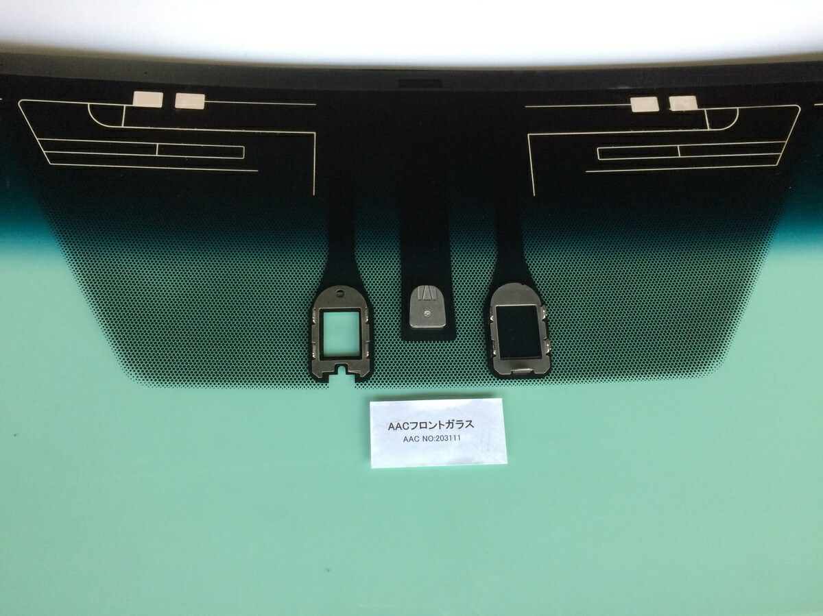 Toyota Alphard / Vellfire Heated Front Windscreen 56101-58590 (2015–2023) – Green Tint, Blue Shade Band, Rain Sensor