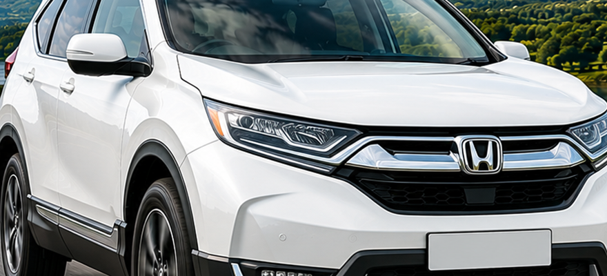 White Honda SUV available for export from Japan